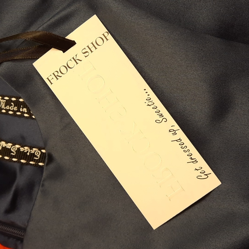 NWT, Frock Shop by Modcloth Satin Rose Dress - Picture 10 of 12